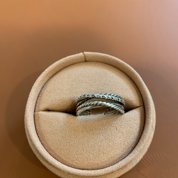 David Yurman Crossover Band Ring Sz 7.5 - Picture 2 of 7